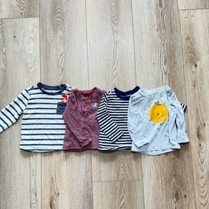 Striped and Graphic Kids Long Sleeve Tops